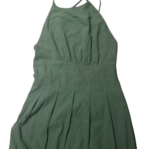 Free People Made For Me Midi Size M Boho Chic Coachella Festival Halter Neck - Picture 4 of 6